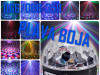LED RGB DISKO MAGICNA KUGLA PLAVA