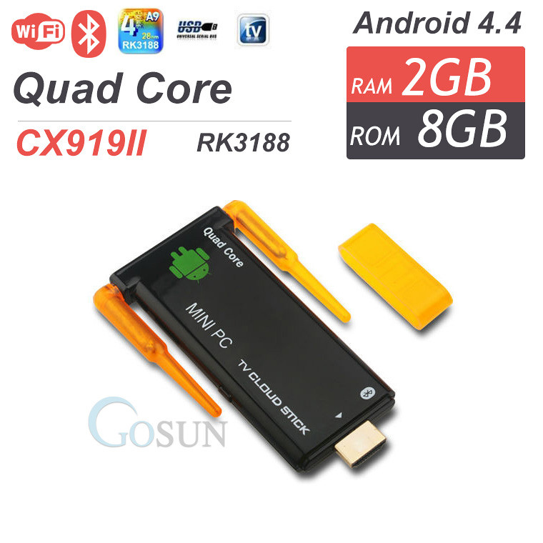 Quad Core Android 4.4 TV BOX CX919 II 2GB/8GB