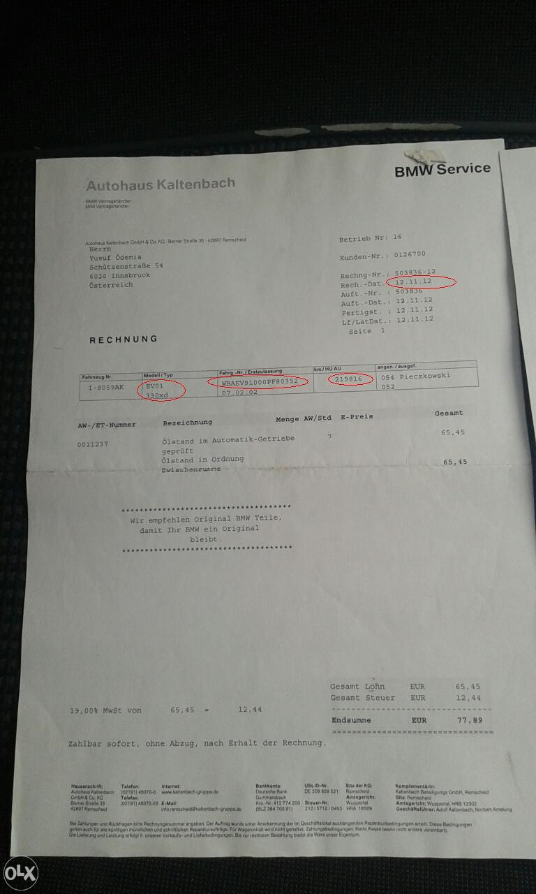 BMW E46 330d 330xd 320d 330 d