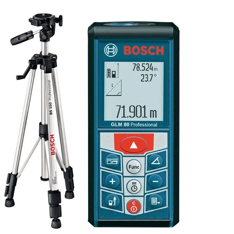Bosch laserski metar GLM 80 P + stativ BS 150