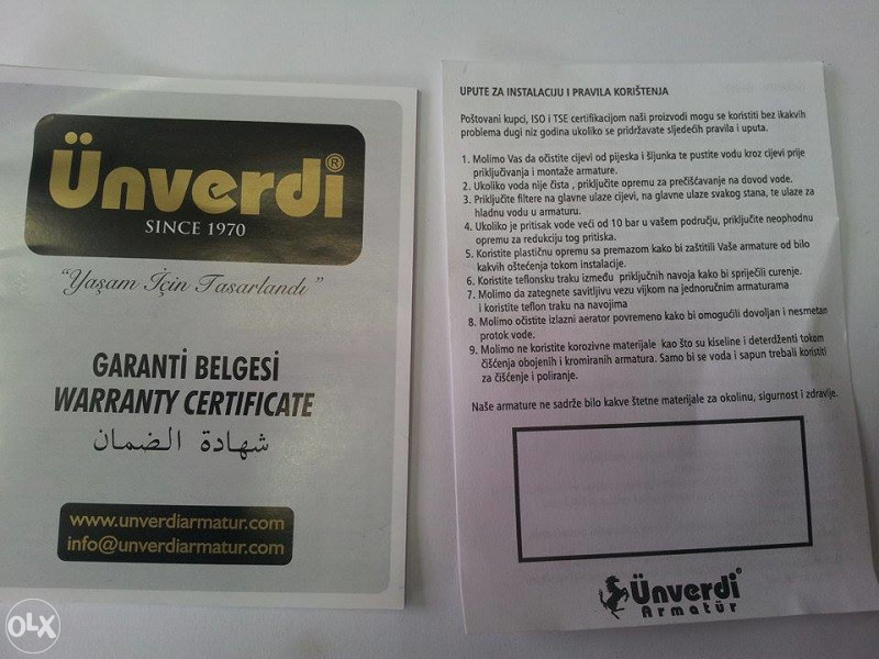 CESMA UGRADBENA UNIVERDI, SLAVINA - GARANCIJA!