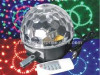 LED RGB DISKO MAGICNA KUGLA PROZIRNA DALJINSKI
