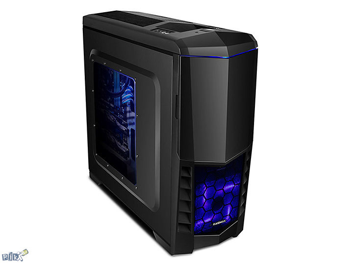 Kuciste Raidmax Scorpio V Crni, 2x12cm/ToolFree