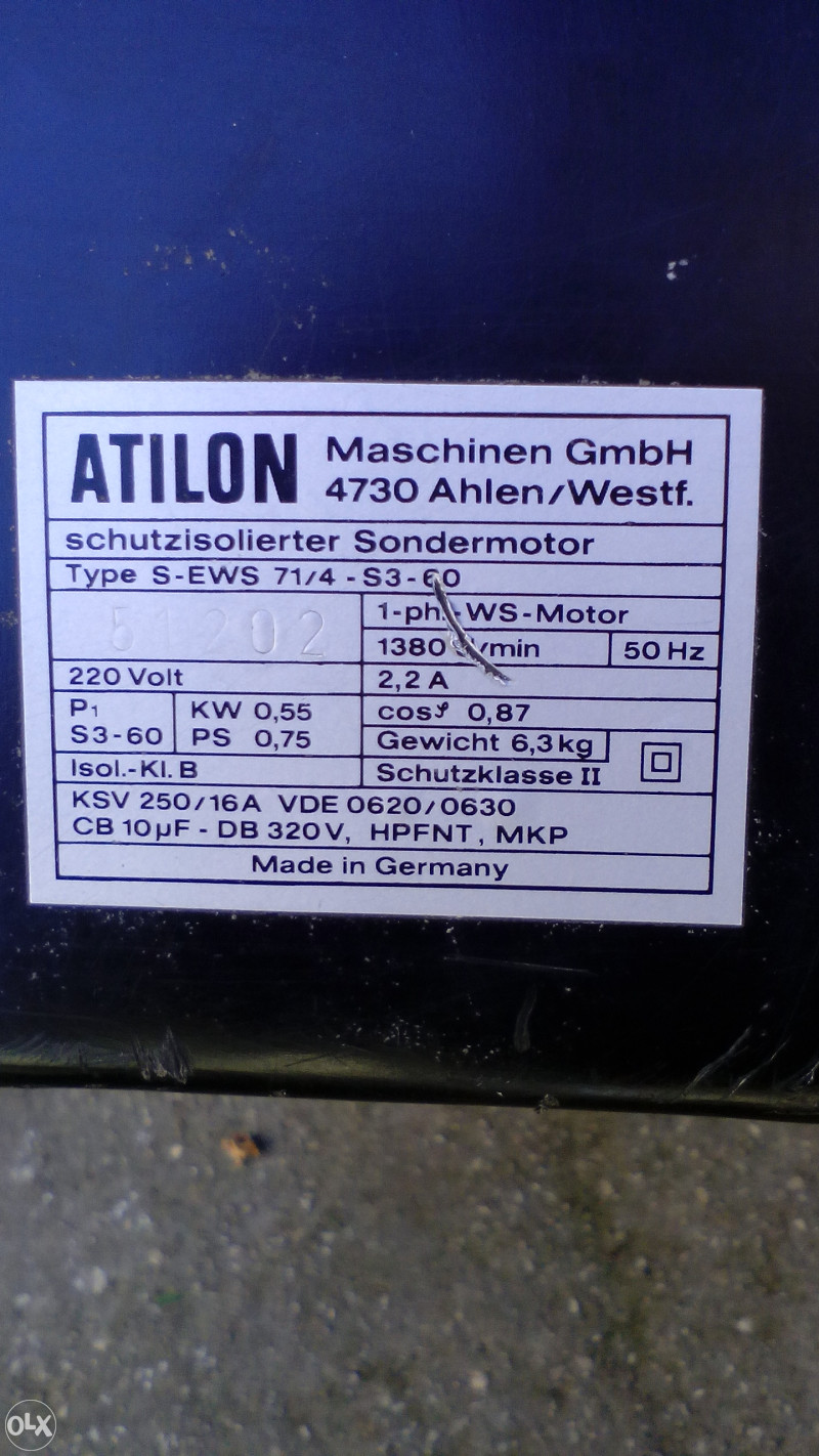 MOTOR (za mješalice) ATILON