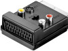 Scart adapter M/F 3XRCA SVHS (7842)