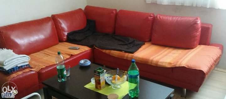 Crveni ugao od eko koze