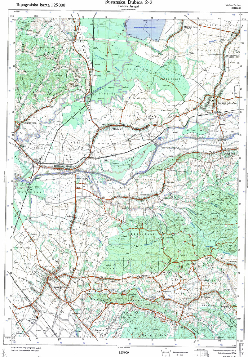 topografska karta bih TOPOGRAFSKE KARTE VOJNE (BIH)   Kolekcionarstvo   Militarija  topografska karta bih