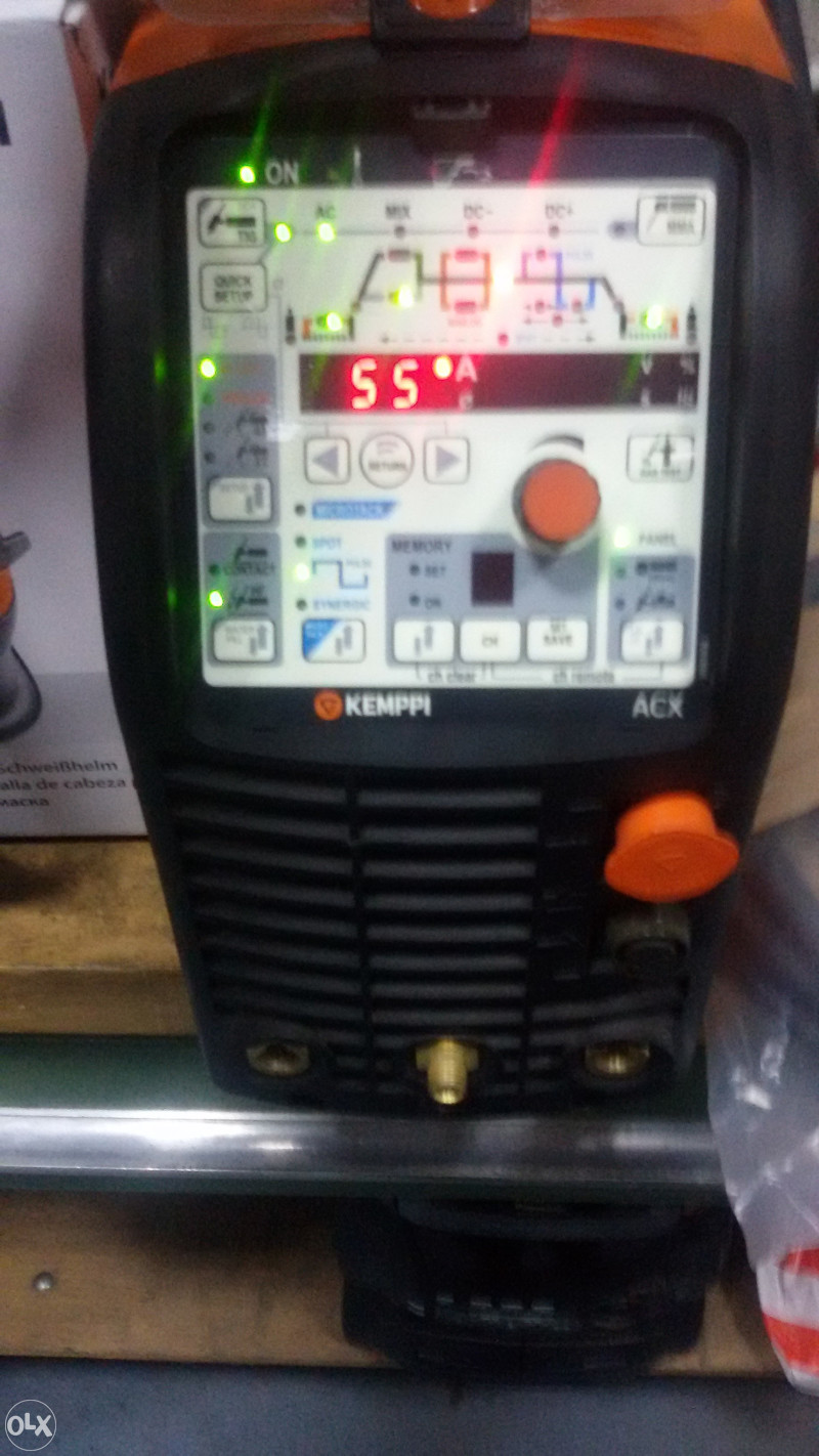 KEMPPI MLS 2300 ACDC MASTER TIG NOVO! + KEMPPI MASKA