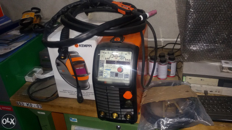 KEMPPI MLS 2300 ACDC MASTER TIG NOVO! + KEMPPI MASKA