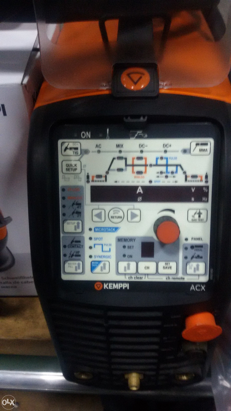 KEMPPI MLS 2300 ACDC MASTER TIG NOVO! + KEMPPI MASKA