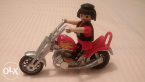 Playmobil figurica i motor komplet