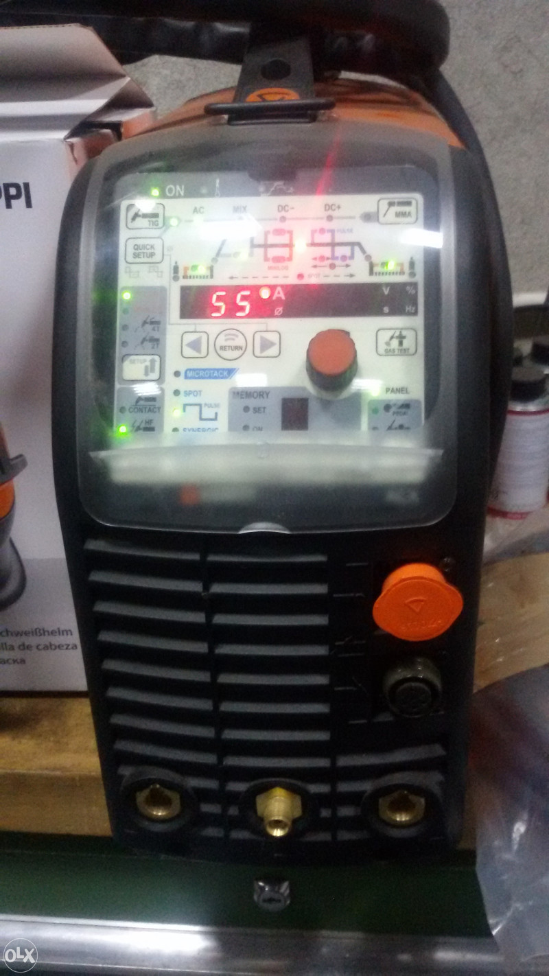 KEMPPI MLS 2300 ACDC MASTER TIG NOVO! + KEMPPI MASKA