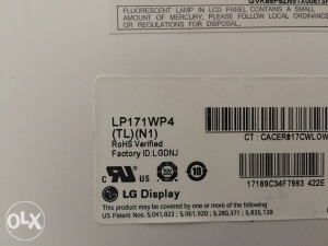 17" LCD display LP171WP4 glossy 30 pin