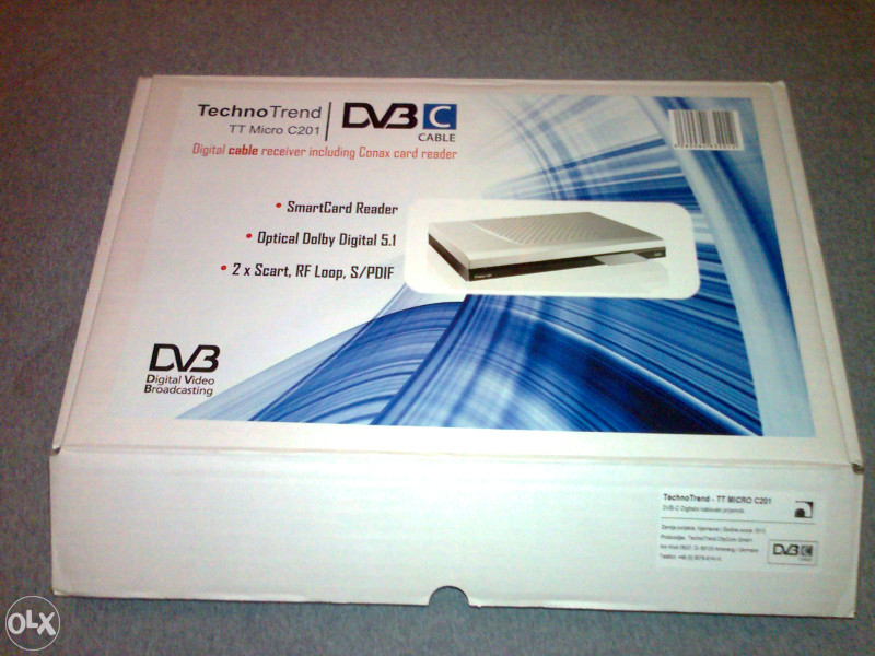 DVB-C (Kablovski) Receiver TT Micro C201