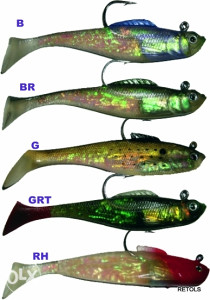 Byron Soft Lure G 125MM - 4kom/Pak [3040/5 G]