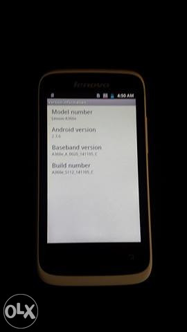 Lenovo A360e A 360 e 4" CPU 1.2 / 512 Ram