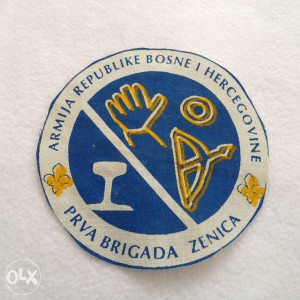Amblem ArBiH- 1.BRIGADA ZENICA