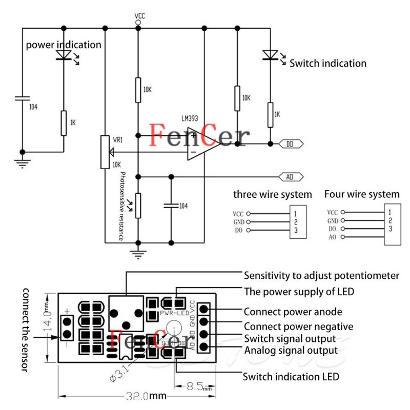 Digital light intensity sensor  for arduino
