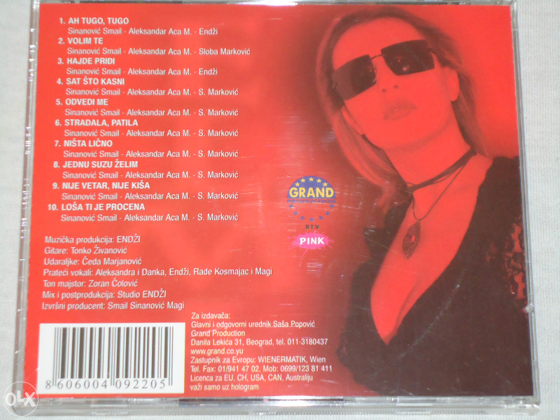 CD - Elma - Ah tugo, tugo