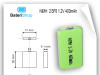 Baterija NiMH 2/3F6 1.2V 400mAh