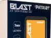 AKCIJA: SSD SATA3 480GB Patriot Blast 560/540MB/s