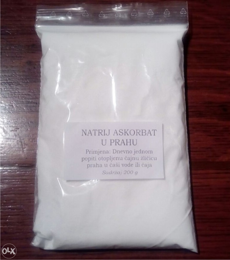 Natrij askorbat - specijalna vrsta vitamina C