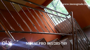 Stubisne INOX ograde već od 160 prokrom ograda