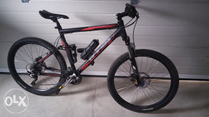 MTB BICIKLO MTB Fully unisex, 26 Zoll, 30-Gang Shimano SLX, crni mat, »SLXFS«, Arinos