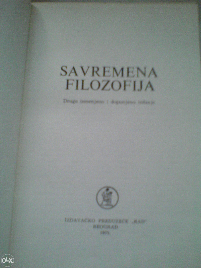 grupa autora, Savremena filozofija