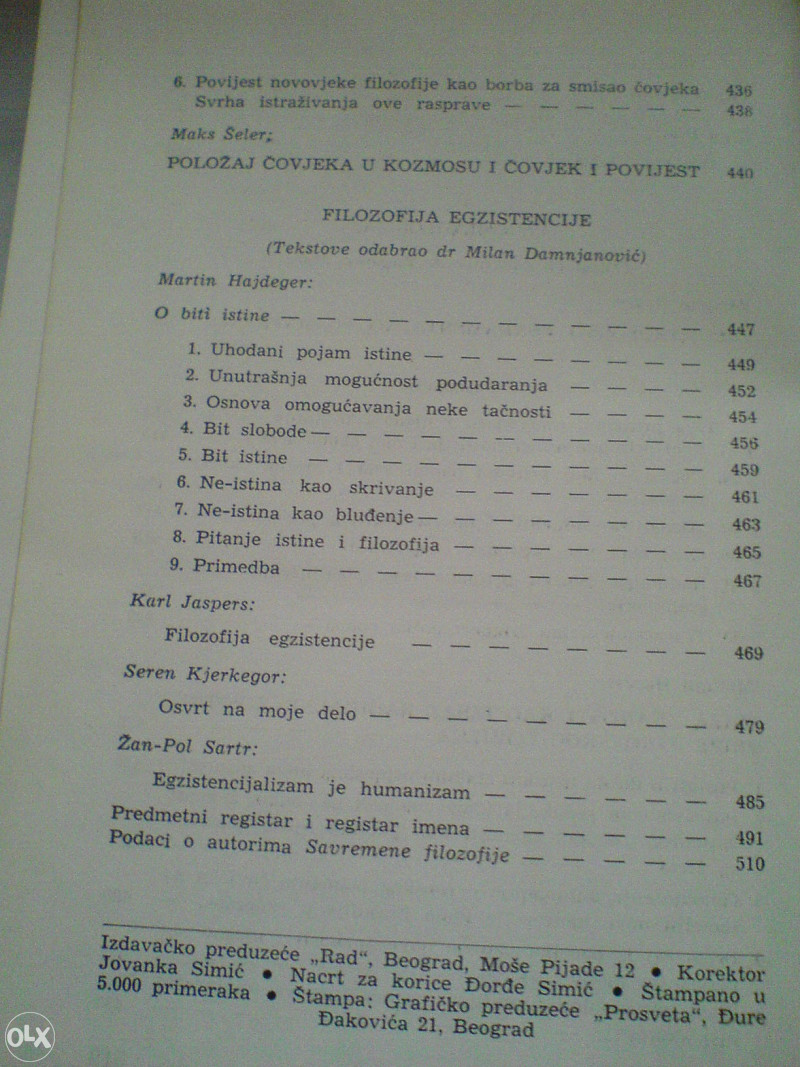 grupa autora, Savremena filozofija