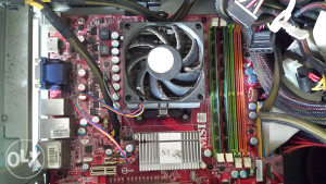 Msi K9N2GM-FIH, AMD Athlon II X2 250, 2 x 2gb ram