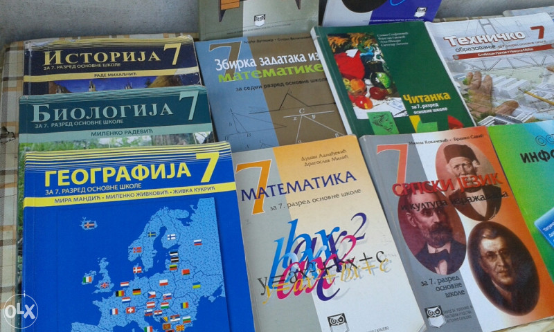 Knjige za osnovnu i srednju skolu,svi razredi