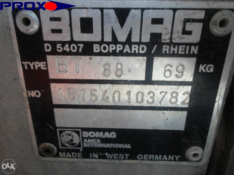 VIBRO NABIJAC BOMAG BT 68 -> PROX.olx.BA