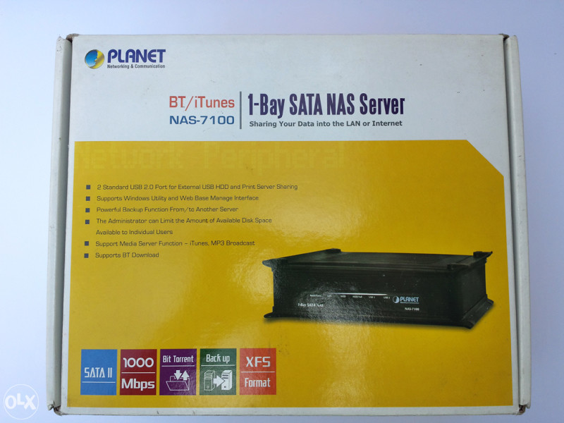 Planet NAS 7100 mrezni server eksterni hard disk