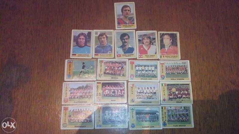 Panini sličice - Evrofudbal 1976