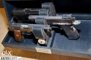 Kofer za oružje pištolj i durbin za strelište