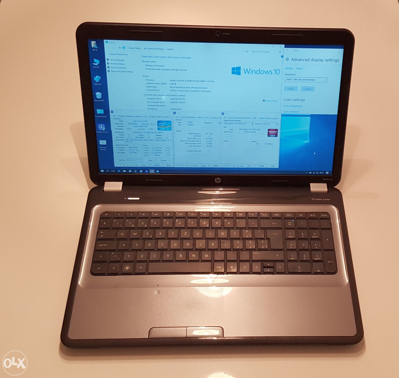 LAPTOP 17",HP G7,i5 2430M,4GB DDR3,AMD7400 1,8GB,500HDD