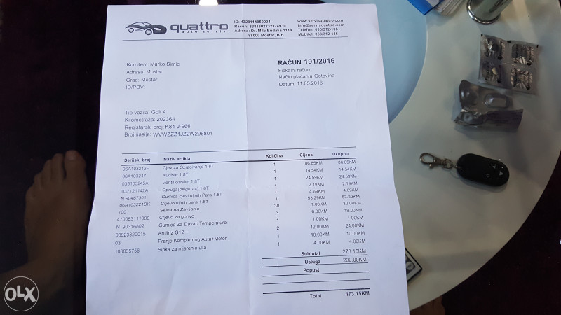 VW GOLF 4 GTI TDI 1.8T 20V (230KS) CHIP DOWNPIPE CAI
