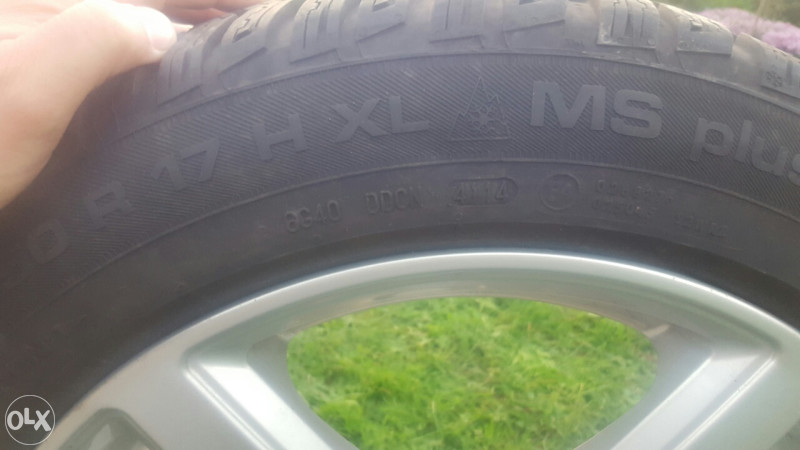 aluminijumske felge sa zimskim gumama 17"