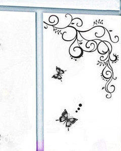 Zidne naljepnice, stikeri (stiker loza i leptirici)