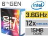 CPU LGA x99 Intel Core i7 6800K 12x3.4-3.6GHz Unlocked