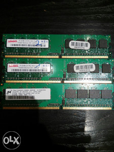 3x512 Mb DDR 2